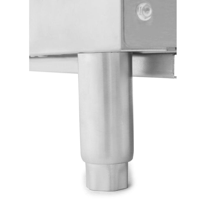 Atosa AGR-2B24GR 36" 2-Burner Range with 24" Right Hand Griddle Top