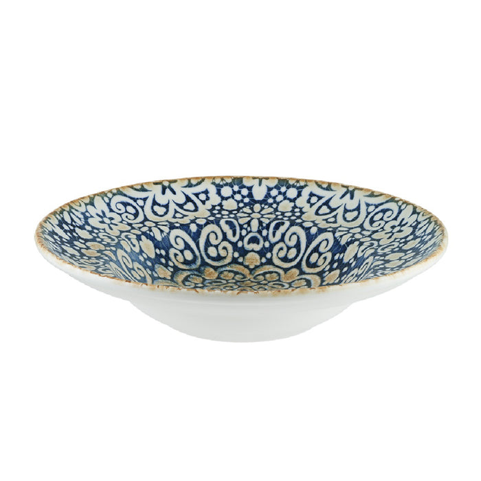 Bonna Alhambra 10.5" Gourmet Round Porcelain Deep Plate - 6/Case - ALHGRM27CK