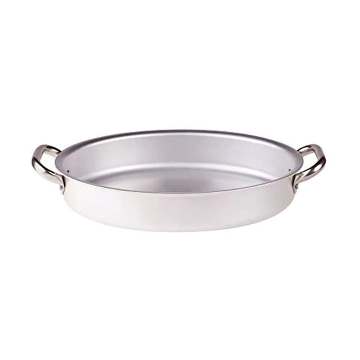 Pentole Agnelli ALMA12030 11.8" x 7.5" Oval Fish Pan With Two Stainless Steel Handles