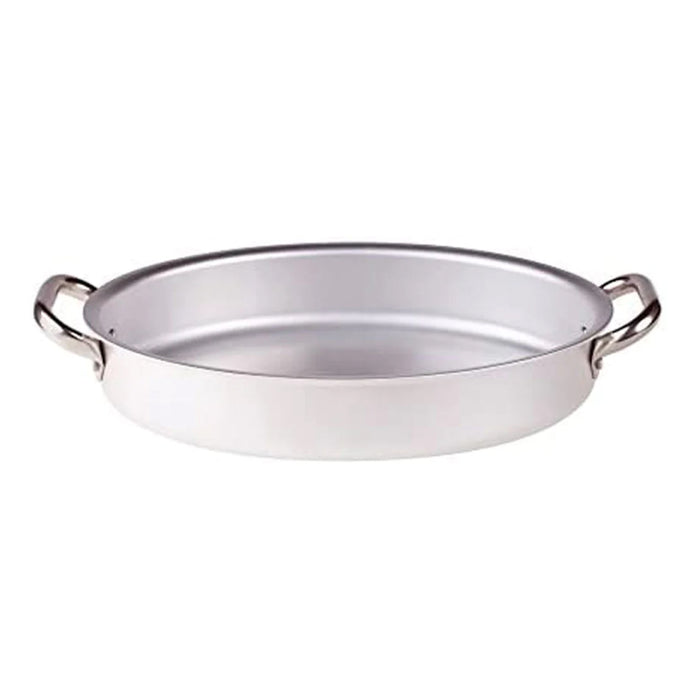 Pentole Agnelli ALMA12034 13" x 9" Oval Fish Pan With Two Stainless Steel Handles