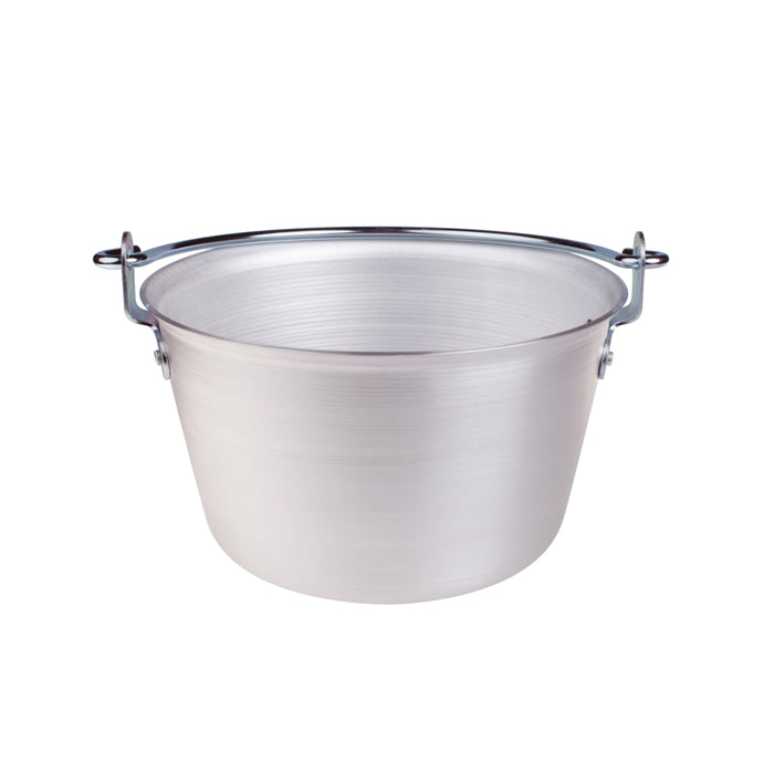 Pentole Agnelli ALMA14434 15.8 Qt. Aluminum Polenta Pot with Handle