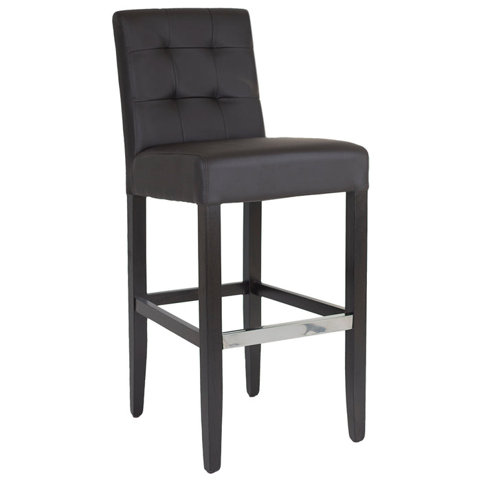 Nella Amsterdam Black Restaurant Bar Stool