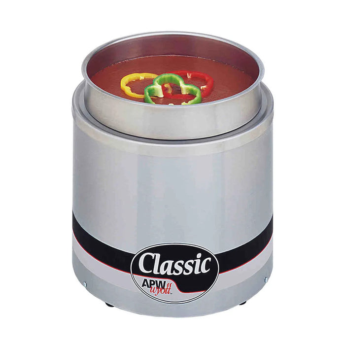 APW Wyott RW-2V 11 Qt. Classic Insulated Round Countertop Warmer - 120V/700W