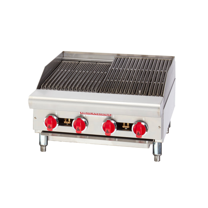 American Range ARSRB‐24 24" Radiant Natural Gas Countertop Charboriler - 60,000 BTU