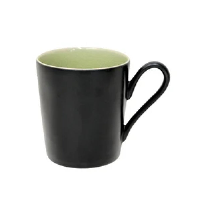 Costa Nova 12.4 Oz. Riviera Fresh Green Round Stoneware Mug - 6/Case - ATC134-VRF