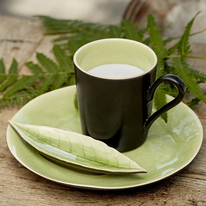 Costa Nova 12.4 Oz. Riviera Fresh Green Round Stoneware Mug - 6/Case - ATC134-VRF