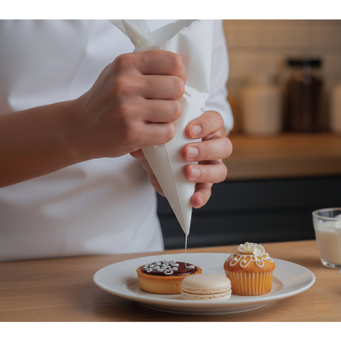 Ateco 18" Disposable Parchment Triangle - 100 Piece - 452