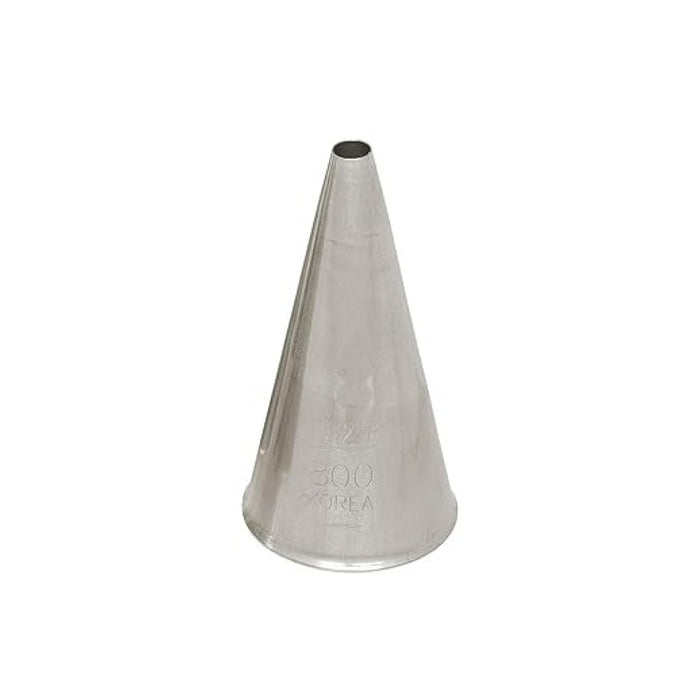 Ateco Stainless Steel Plain Icing Decorating Tip - Medium Size