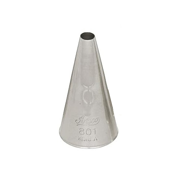 Ateco Stainless Steel Plain Icing Decorating Tip - Medium Size