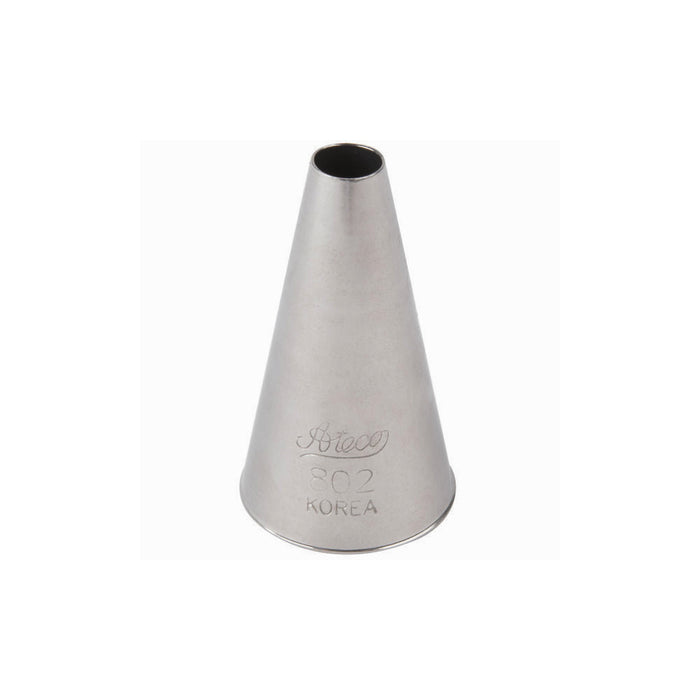 Ateco Stainless Steel Plain Icing Decorating Tip - Medium Size