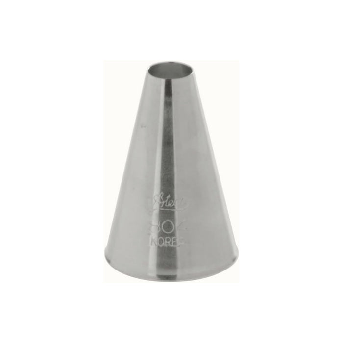 Ateco Stainless Steel Plain Icing Decorating Tip - Large Size