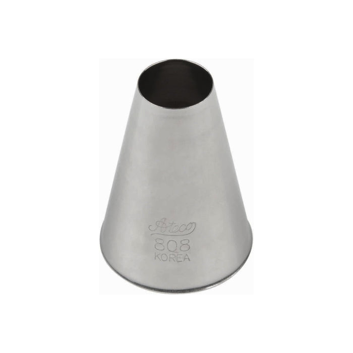 Ateco Stainless Steel Plain Icing Decorating Tip - Large Size