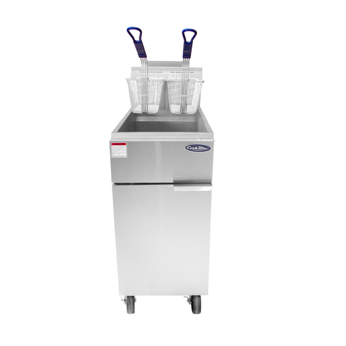Atosa ATFS-50ES 50 Lbs. Gas Heavy Duty Commercial Deep Fryer