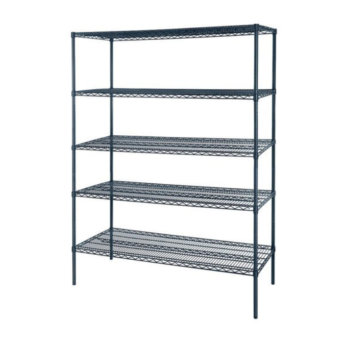 Atosa MWSSE247286 72" x 24" 5-Shelf Epoxy Shelving Kit