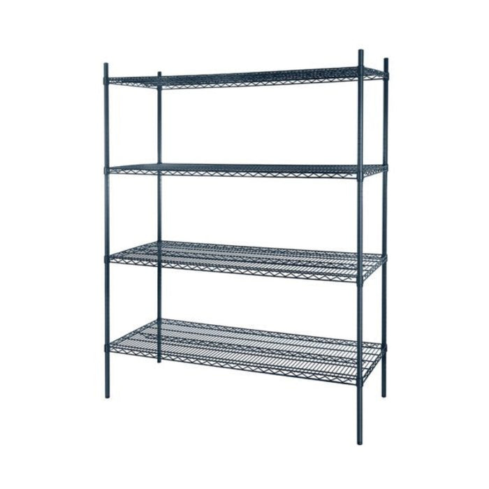 Atosa MWSSE186074 60" x 18" 4-Shelf Epoxy Shelving Kit