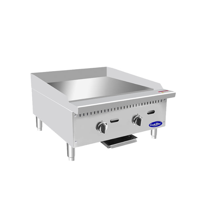 Atosa ATTG-24 24" Heavy-Duty Gas Griddle With Thermostatic Control - 50,000 BTU