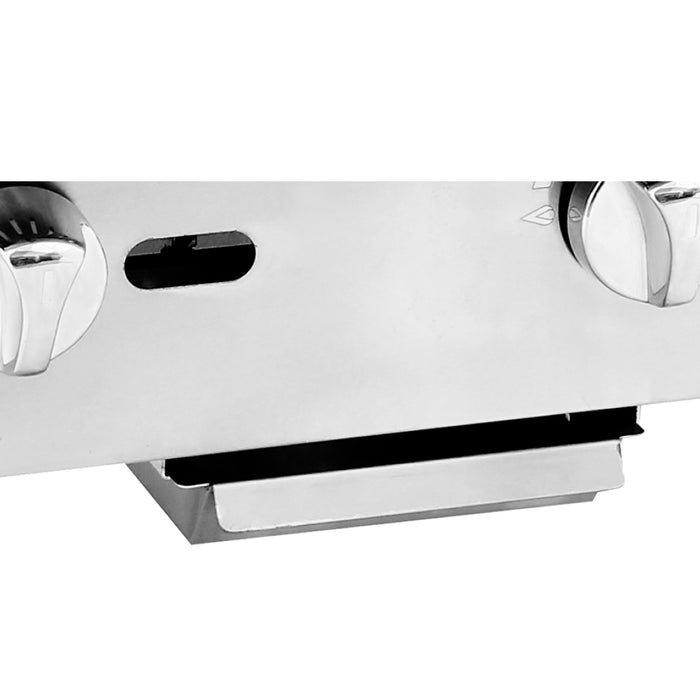 Atosa ATTG-24 24" Heavy-Duty Gas Griddle With Thermostatic Control - 50,000 BTU