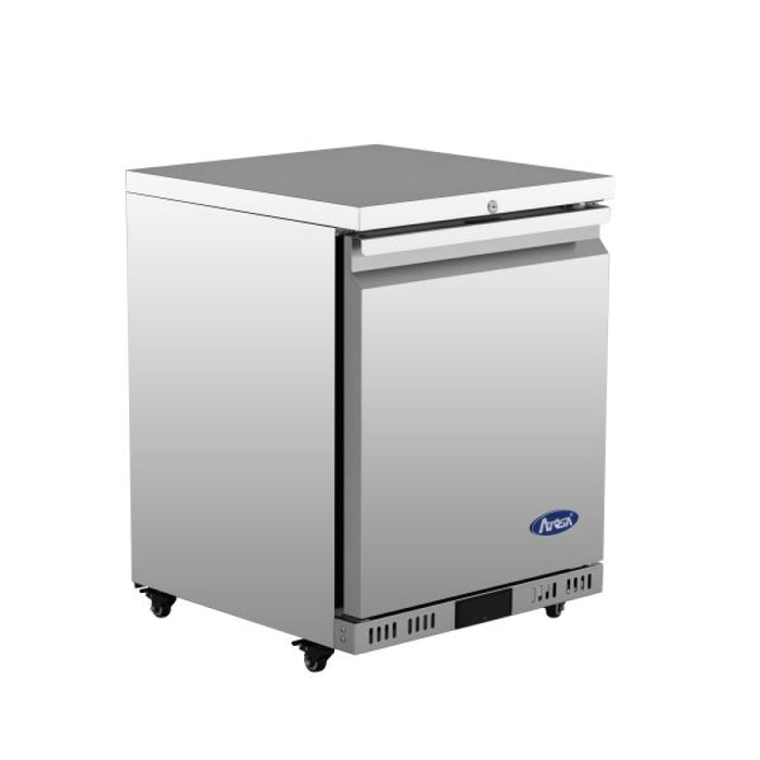 Atosa AUF24SD 24" 1 Door Undercounter Freezer - 3.7 Cu. Ft.