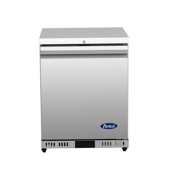Atosa AUF24SD 24" 1 Door Undercounter Freezer - 3.7 Cu. Ft.