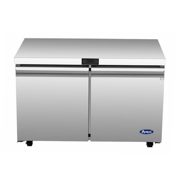 Atosa AUF48SD 48" 2-Door Undercounter Freezer - 11.8 Cu. Ft.