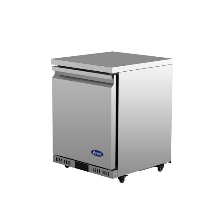 Atosa AUR24SD 24" Solid 1-Door Undercounter Refrigerator - 3.7 Cu. Ft.