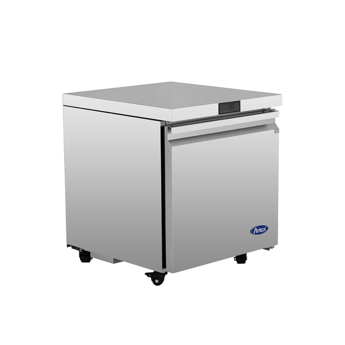 Atosa AUR27SD 27" Solid 1-Door Undercounter Refrigerator - 6.4 Cu. Ft.