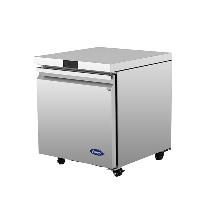 Atosa AUR27SD 27" Solid 1-Door Undercounter Refrigerator - 6.4 Cu. Ft.