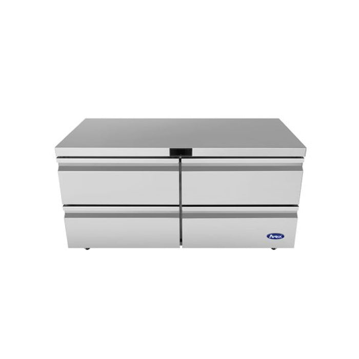 Atosa AUR60D4 60.25" Solid 4-Drawer Undercounter Refrigerator - 15.5 Cu. Ft.