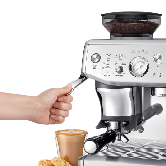 Breville BES876BSS The Barista Express Impress Espresso Machine