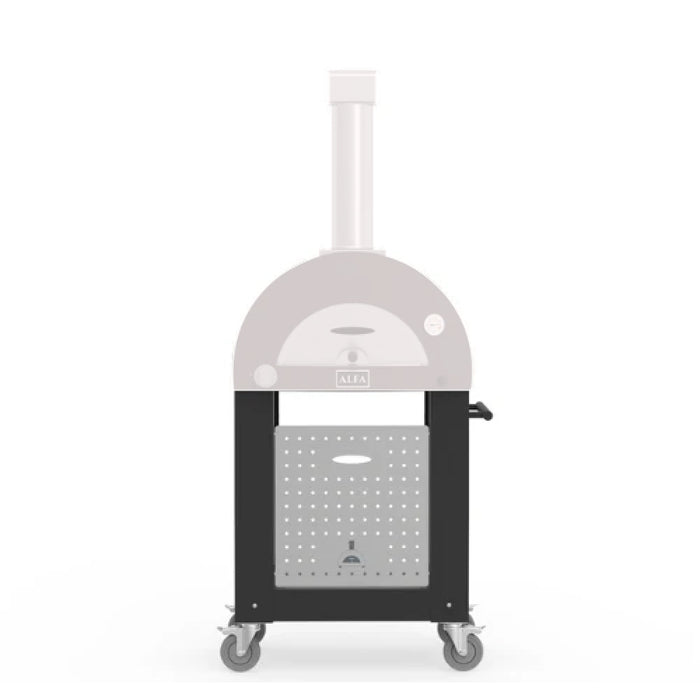 Alfa Moderno / Classico 1 Pizze Black Oven Base - BF-1P-NEGO