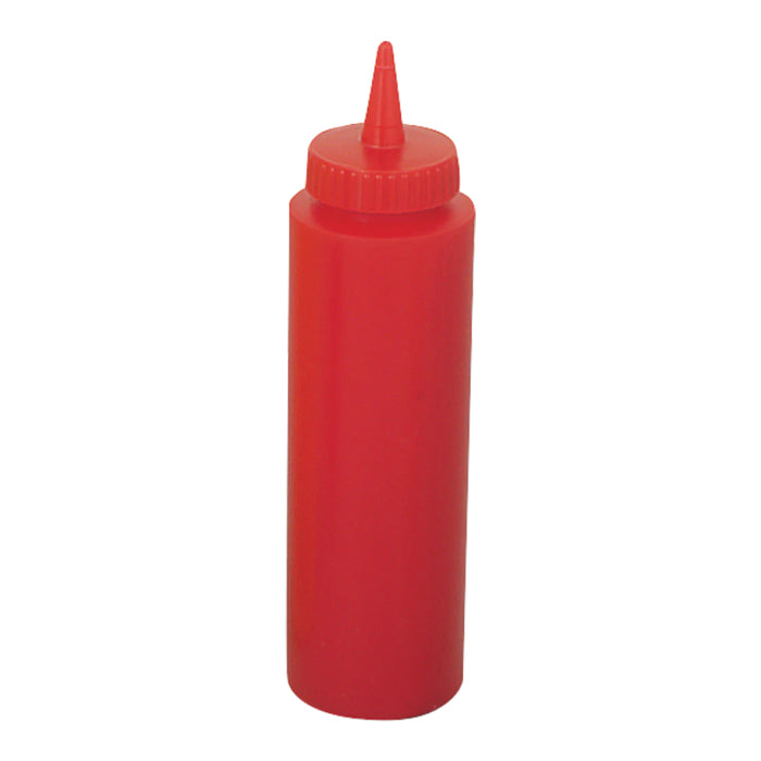 Browne 12Oz. Red Squeeze Bottle - 2101