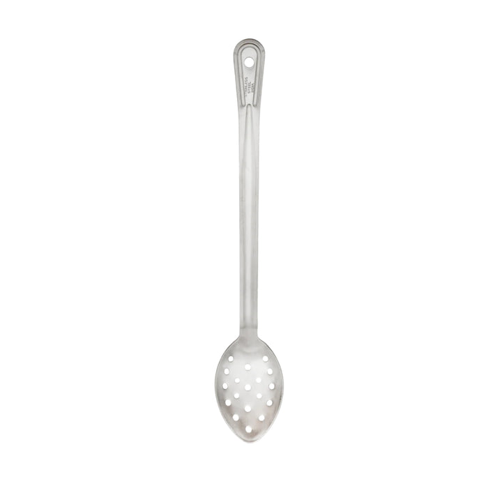 Browne 15" Renaissance Stainless Steel Perforated Serving Spoon - 4772