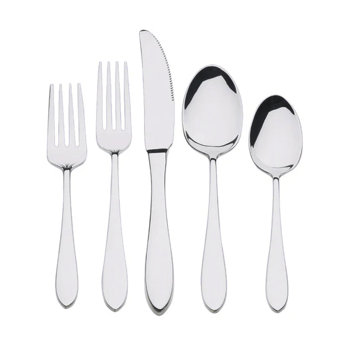 Browne 8" Eclipse Stainless Steel Dinner Fork - 12/Case - 502105