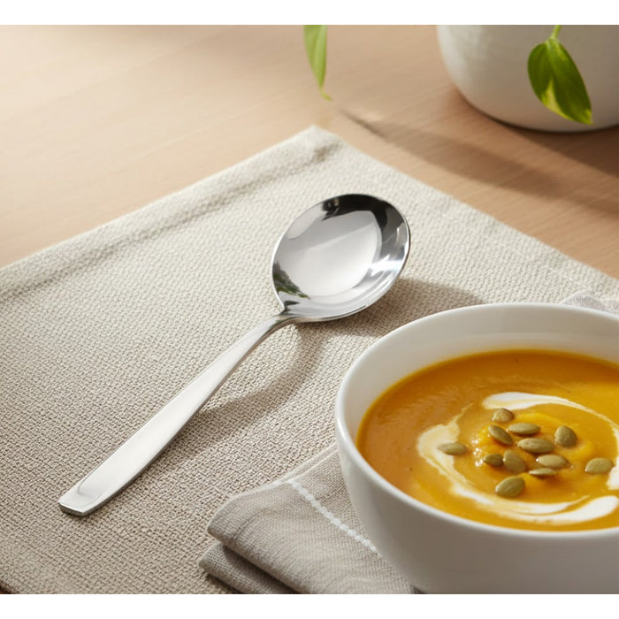 Browne 7" Modena Round Soup Spoon - 12/Case - 503013