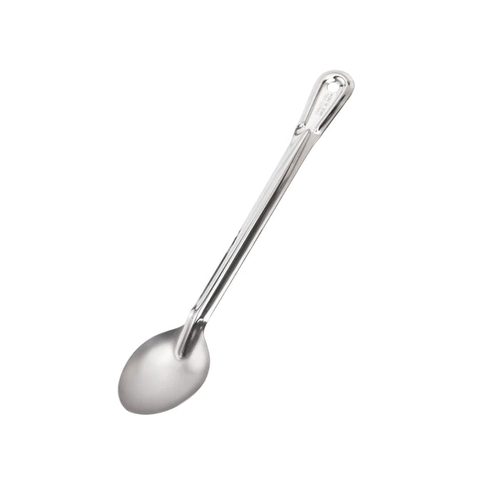 Browne 15" Conventional Stainless Steel Solid Serving Spoon - 572151