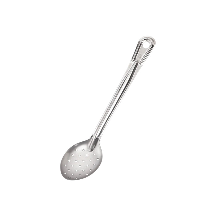 Browne 13" Conventional Stainless Steel Perforated Serving Spoon - 572132