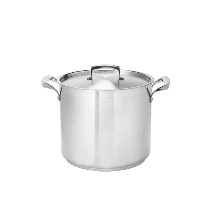 Browne 10 Qt. Thermalloy Stainless Steel Deep Stock Pot - 5723910