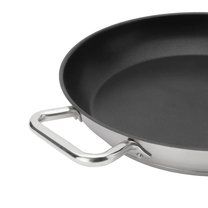 Browne 12.5" Elements Stainless Steel Non Stick Excalibur Fry Pan with Helper Handle - 5734062
