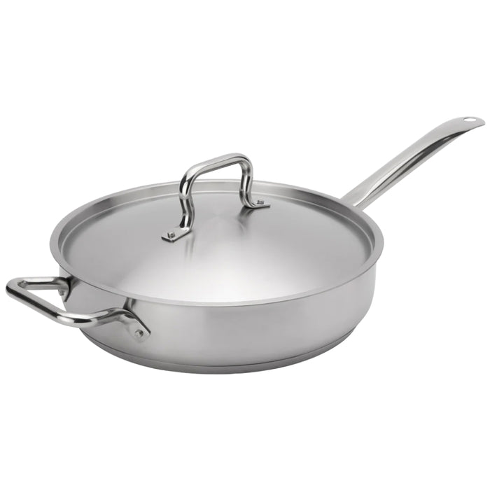 Browne 7 Qt. Stainless Steel Saute Pan - 5734187