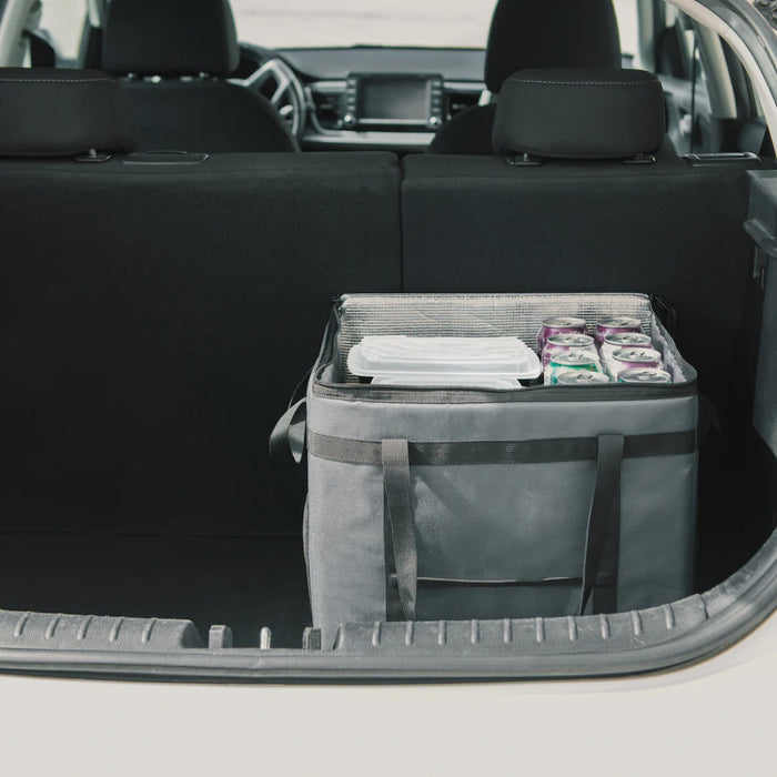 Browne 575390 16" x 14" x 14" Insulated Delivery Bag - Grey