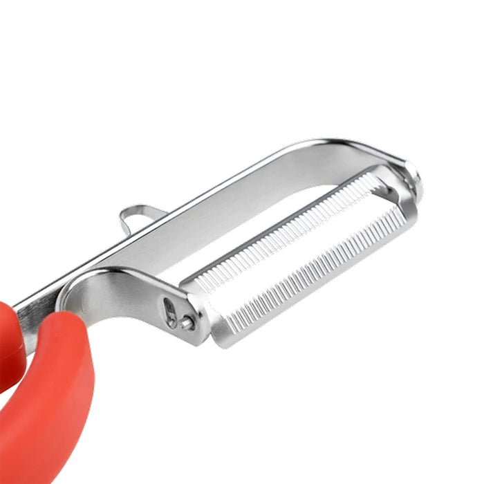 Browne 2.20" Dual Serrated Blade Peeler - Red - 575436