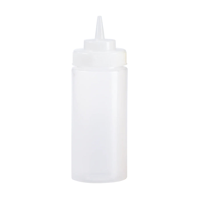 Browne 16Oz. Wide Mouth Clear Squeeze Bottle - 6/Pack - 57801700