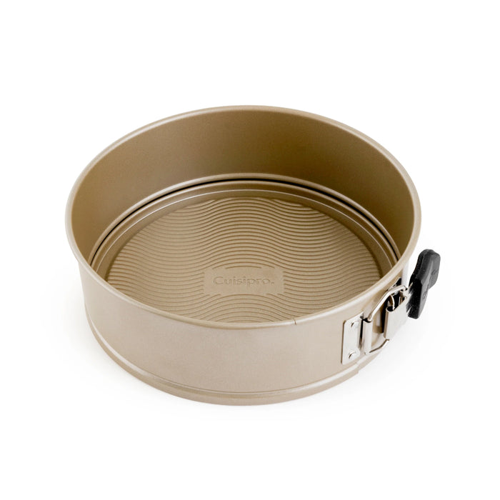 Cuisipro 746289 8" Non-Stick Spring Form Cake Pan with Wave Pattern