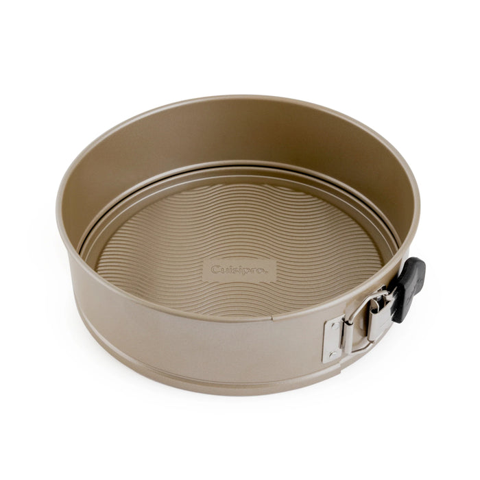 Cuisipro 746290 9" Non-Stick Spring Form Cake Pan with Wave Pattern