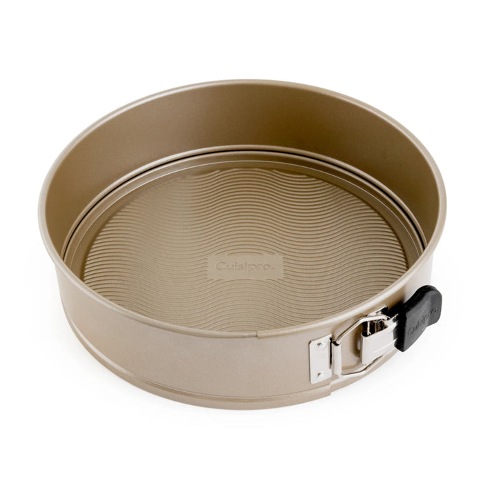 Cuisipro 746291 10" Non-Stick Spring Form Cake Pan with Wave Pattern