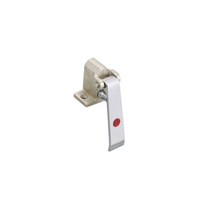 BK Resources BKSPKVSGS-G Single Pedal Knee Valve Kit with Splash Mount Faucet 3.5" Gooseneck Swivel Spout