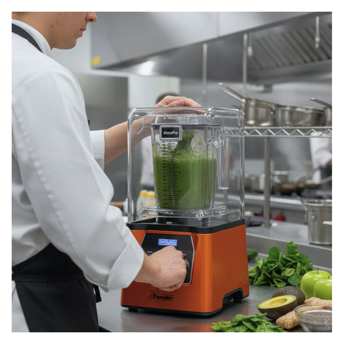 Dynamic BL003.SE 68 Oz. BlendPro 3SE with One-Touch Digital Control and Noise-Reducing Shield - 230V / 3HP