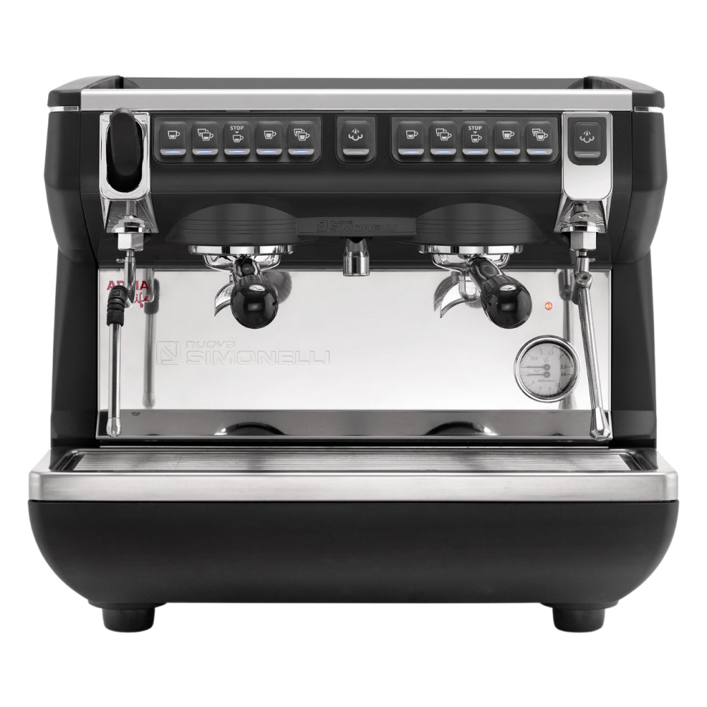 【NUOVA SIMONELLI APPIA2】エスプレッソマシン BLACKNSMCAPPLIFE2GRCOMPVOLECIT