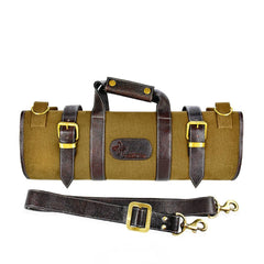 Boldric BOCK108 17-Pocket Khaki Canvas Roll Knife Bag
