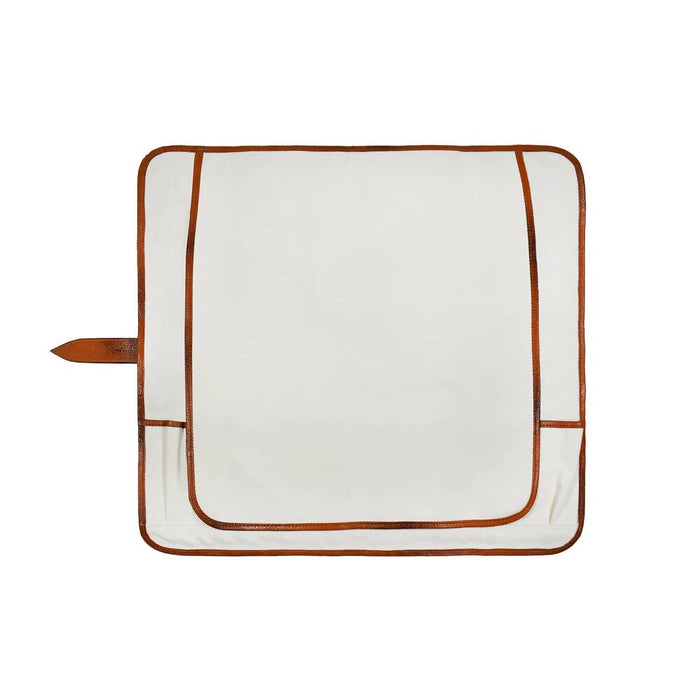 Boldric BOLB121 8-Pocket One Buckle Tan Leather Knife Bag